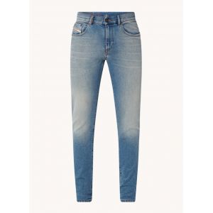 Diesel Jean slim D-Strukt en coton stretch délavé Bleu