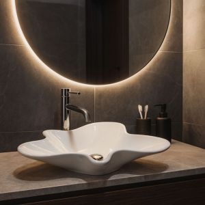 R&eacute;a Vasque &Agrave; Poser Izolda White