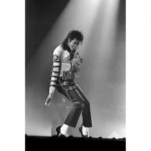 Poster Affic Michael Jackson Photo Concert Chanteur Pop Celebrite 31cm x 47cm