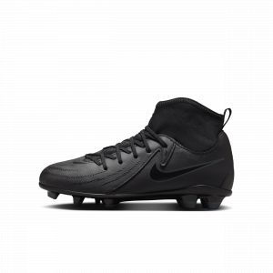 Nike Chaussure de foot &agrave; crampons montante multi-surfaces Jr. Phantom Luna 2 Club pour enfant/ado - Noir - Taille 35 - Unisex