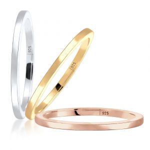 Elli Bague Trois Couleurs argent 925