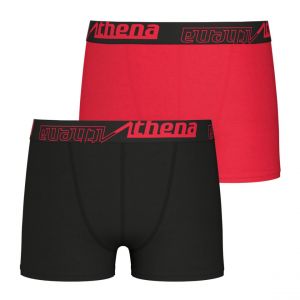 Athena Lot de 2 boxers garçon Ecopack multicolore