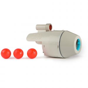 DC Shoes Teen Titans Go! - Meatball Blaster Cyborg - Lanceur Avec 3 Boulettes - Effets Sonores - Jouet &Agrave; Collectionner - Super H&eacute;ros - Jouet Enfant 4 Ans Et +