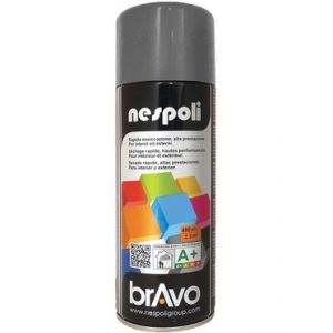 Bombe de peinture en aerosol 400 ml Gris Argente Brillant