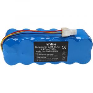 Image de Vhbw Batterie compatible avec Samsung Navibot SR8855, SR8857, SR8875, SR8877, SR8895, SR8895 Silencio, SR8896 (2500mAh, 14,4V, NiMH)