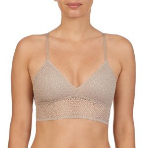 DKNY Brassière Longue Moderne en Dentelle Dos Nageur Soutien-Gorge, Champagne, M Femme