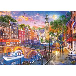 Ravensburger Puzzle 1000 pièces - Coucher de soleil sur Amsterdam