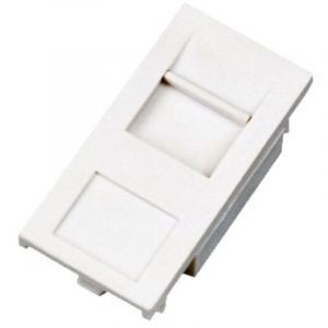 Tapa de s&eacute;curit&eacute; Alantec OS002 blanc installation simplifi&eacute;e 45x45 mm