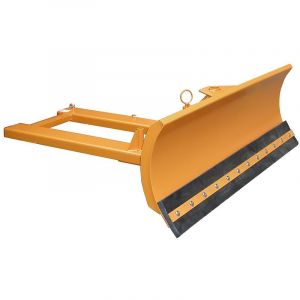 Bauer Bouclier chasse-neige pour gerbeur - bavette en caoutchouc - largeur chasse-neige 1800 mm - Coloris: orange jaune RAL 2000