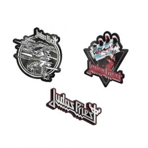 Grupo erik Judas Priest - Set Of 3 - Patch - multicolore - Onesize - 100% Polyester