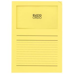 Image de Fast 100 pochettes coin Elco avec fen&ecirc;tre de visualisation (A4)