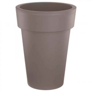 Image de Pot de Fleurs Plastique "Felicia" 30cm Taupe Prix