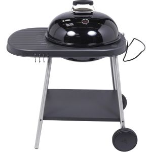 Image de Barbecue À Charbon De Bois Kettle Rond 55cm Sur Roues K5 Hyba - L'unité
