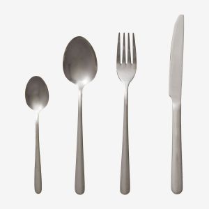 Couverts en acier inoxydable de 16 pièces Sornia SKLUM Gris Chromé 15 - 22,7 cm