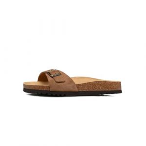 Scholl Femme Estelle Sandale, Taupe, 41 EU