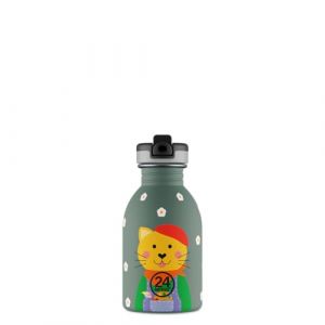 24 bottles 24bottles smart cat gourde enf