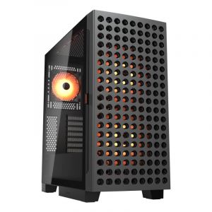 Cougar Tour Airface ECO RGB noire 2x180 mm RGB EATX avec vitre latérale