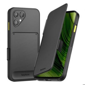 Fairphone &Eacute;tui Folio pour 6 Premium Horizon avec Rabat Souple Noir