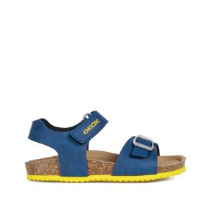 Geox Garçon J Ghita Boy B Sandal, Bleu, 37 EU