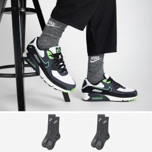 Image de Nike Lot de 2 paires de chaussettes Everyday Plus Cushioned Noir - Taille 42-45