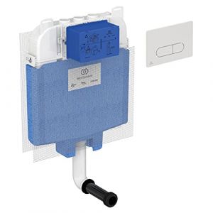 Image de Ideal Standard T4931AC Prosys 80 Réservoir de chasse encastré pour wc au sol + plaque...