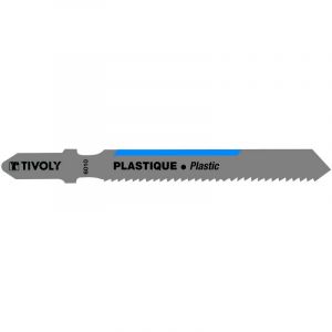 Tivoly 2 lames scies sauteuses mat&eacute;riaux sp&eacute;cifiques L75mm, attache T