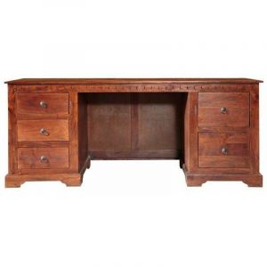 Bureau 180x80 Acacia laqué Nougat oxford 529 - marron