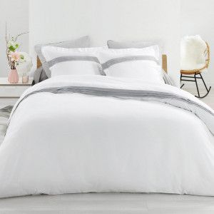 Parure de Lit 3 Pi&egrave;ces "Astoria" 220x240cm Blanc Prix