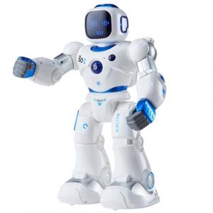 VEVOR Robot Jouet Enfants, 2,4 GHz, Robot RC Intelligent, T&eacute;l&eacute;commande Programmable, Tactile, Voix, APP, Chantant, Dansant, Interactif, pour Cadeau d'Anniversaire, Gar&ccedil;ons Filles de 3 4 5 6 7 8 10 Ans