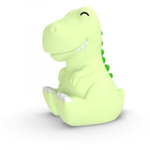 Kontiki Veilleuse rechargeable souple dinosaure vert