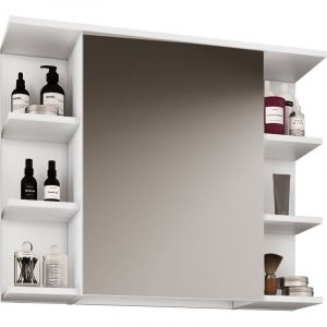 Vcm Miroir De Salle De Bain En Bois Miroir Mural Miroir Suspendu Armoire De Toilette Salle De Bain Zalo