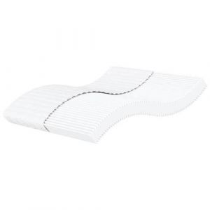 VidaXL Matelas en mousse blanc 160x210 cm duret&eacute; H2 H3, matelas de lit, matelas de lit de jour, matelas en mousse pour lit double