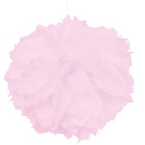 Ruedelafete Set de 2 Pompons boules Papier De Soie 40cm, Rose pastel