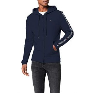 Image de Tommy Hilfiger Sweatshirts Tommy-hilfiger Logo Tape Lounge Hoody - Navy Blazer - M