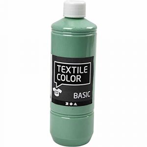 Creotime Peinture textile 500 ml - Vert eau