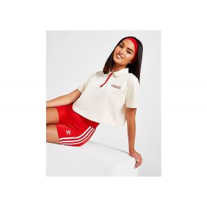 Adidas Originals Resort Cropped Zip Polohemd - Couleur Blanc - Taille L