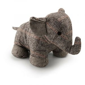 Inofix But&eacute;e De Porte Textile Retient-Porte 1kg Elephant Gris