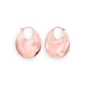Rosefield Boucles d'oreilles JTXHR-J091 - Collection IGGY Anneaux à Relief doré rose Laiton