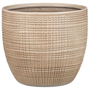 Cache-pot 866 Canela Ø22 x H 19,1 cm Céramique émaillée