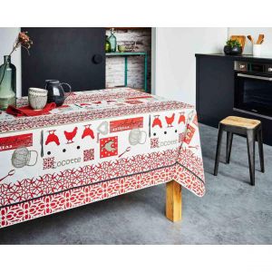 Nydel Serviettes de table Nappes, Sets de table COCOTTE Rouge - Taille 160x200 cm