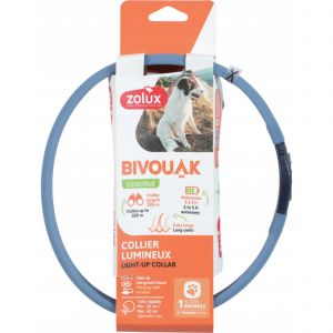 Zolux Collier Lumineux Pour Chiens Poils Longs Bivouak