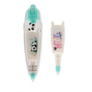 Legami Decoration Tape Pen, Panda, Stylo ruban adhésif décoratif, parfait pour décorer les agendas, les cartes de vœux, les cahiers, Longueur 4m + 1 recharge incluse