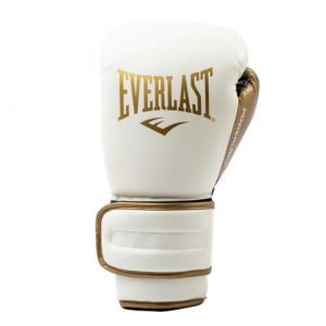 Everlast Gants de boxe powerlock 2r gant d'entraînement blanc/or