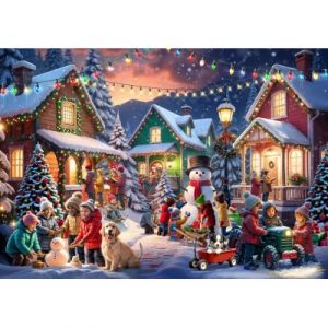 Bluebird Puzzle Noel entre Voisins