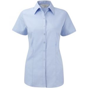 Russell Chemisier à manches courtes - Femme (2XL - FR 46) (Bleu clair) - UTBC2742