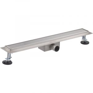 Noyon & Thiebault Caniveau de douche Italienne inox, grille pleine / &agrave; carreler avec siphon Noyon et Thiebault 70x600