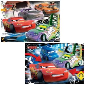 Ravensburger Coffret puzzles Cars: Course Sauvage 2 x 24 pièces