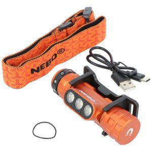 Nebo Lampe frontale Master Series HL1000, 1 000 lumens, jusqu'&agrave; 138 m&egrave;tres, avec batterie Li-ion 3 200 mAh, 3,7 V, rechargeable