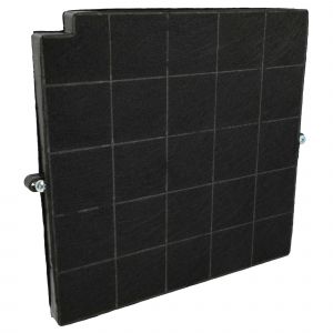 Vhbw Filtre &agrave; charbon actif compatible avec Boretti PE-80, PE-130, PE-105, MSDK-941IX hotte aspirante - 26,5 x 25,8 x 1,8 cm