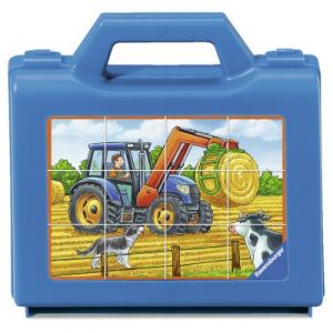 Ravensburger Véhicules de la Ferme - Puzzle cubes 12 pièces